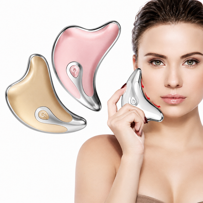Electric Gua Sha Beauty Massager – Microcurrent & LED Facial Lifting and Massage Tool